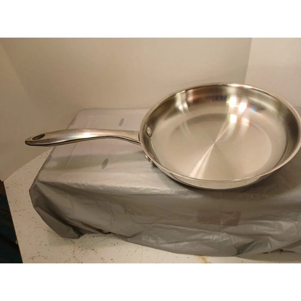 Wolfgang Puck Cafe Collection 8 Inch Omelet Pan/Sauté  Skillet Stainless Steel